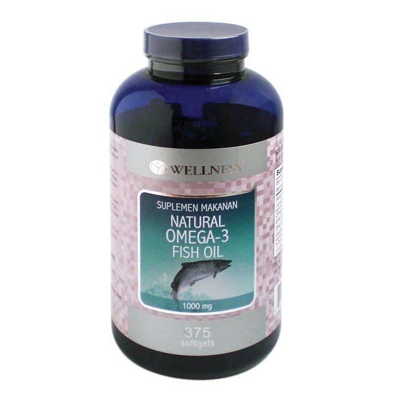 Omega 3 Fish Oil 1000Mg 375 Softgels
