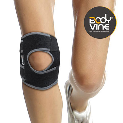 Power-Wrap Silicone Knee Stabilizer ( Adjustable) M