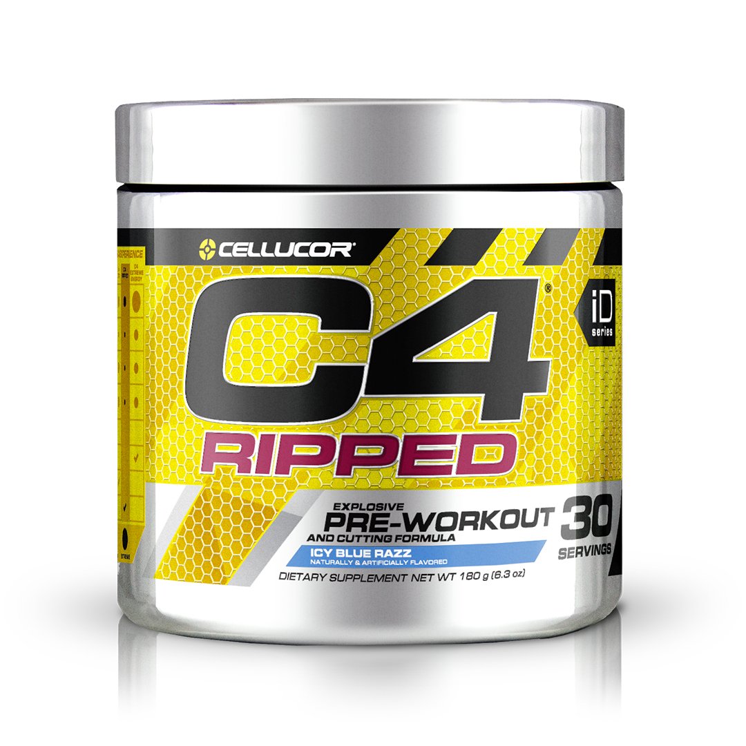 C4 Ripped 30 Serving 180gr Icy Blue Razz