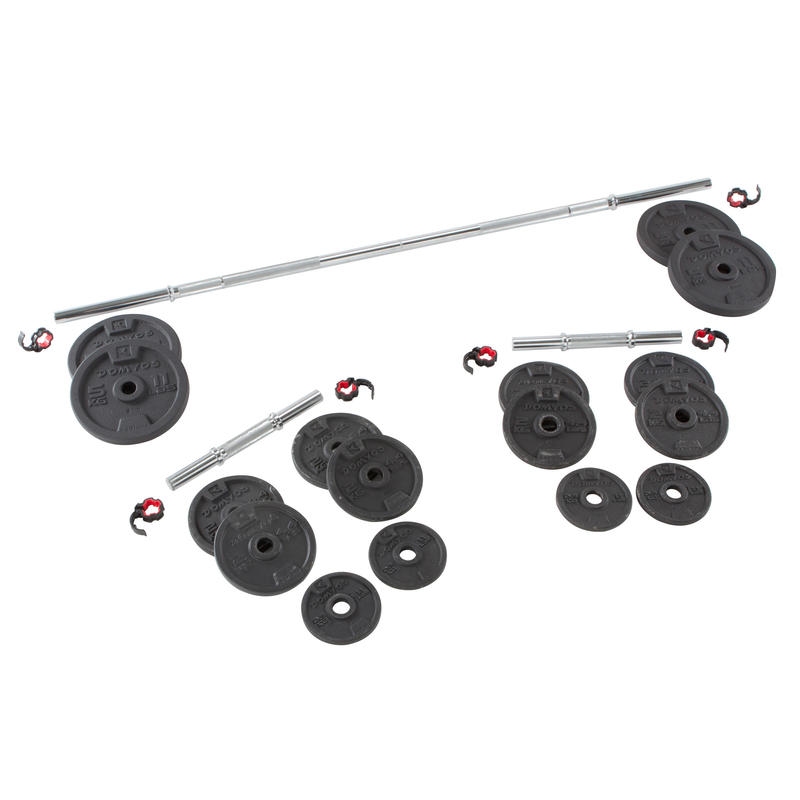 Weight Training Dumbbells and Bars kit 50kg