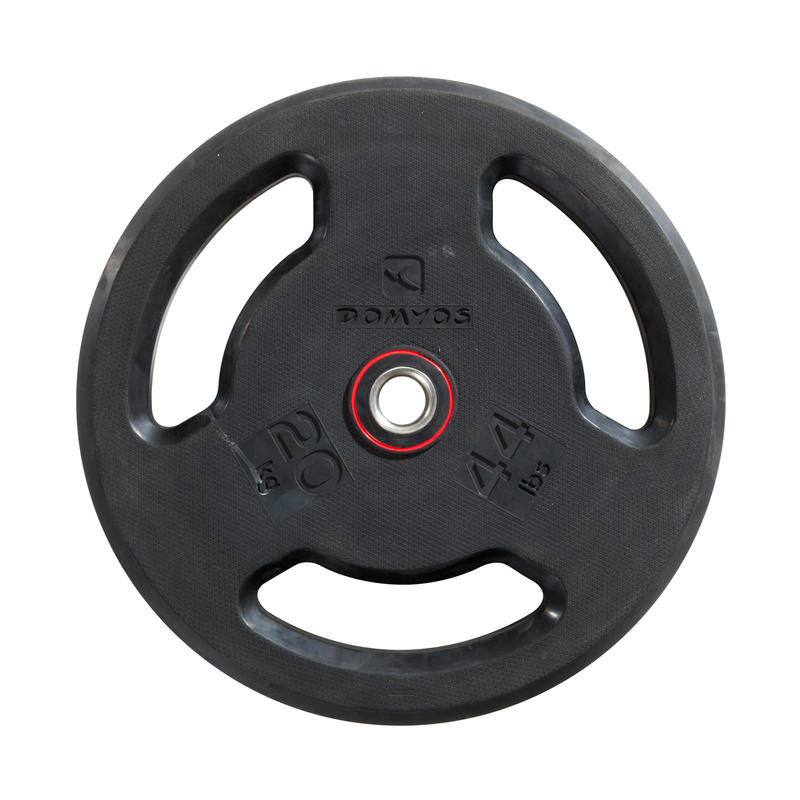 Rubber Weight disc with handles 28mm 20kg