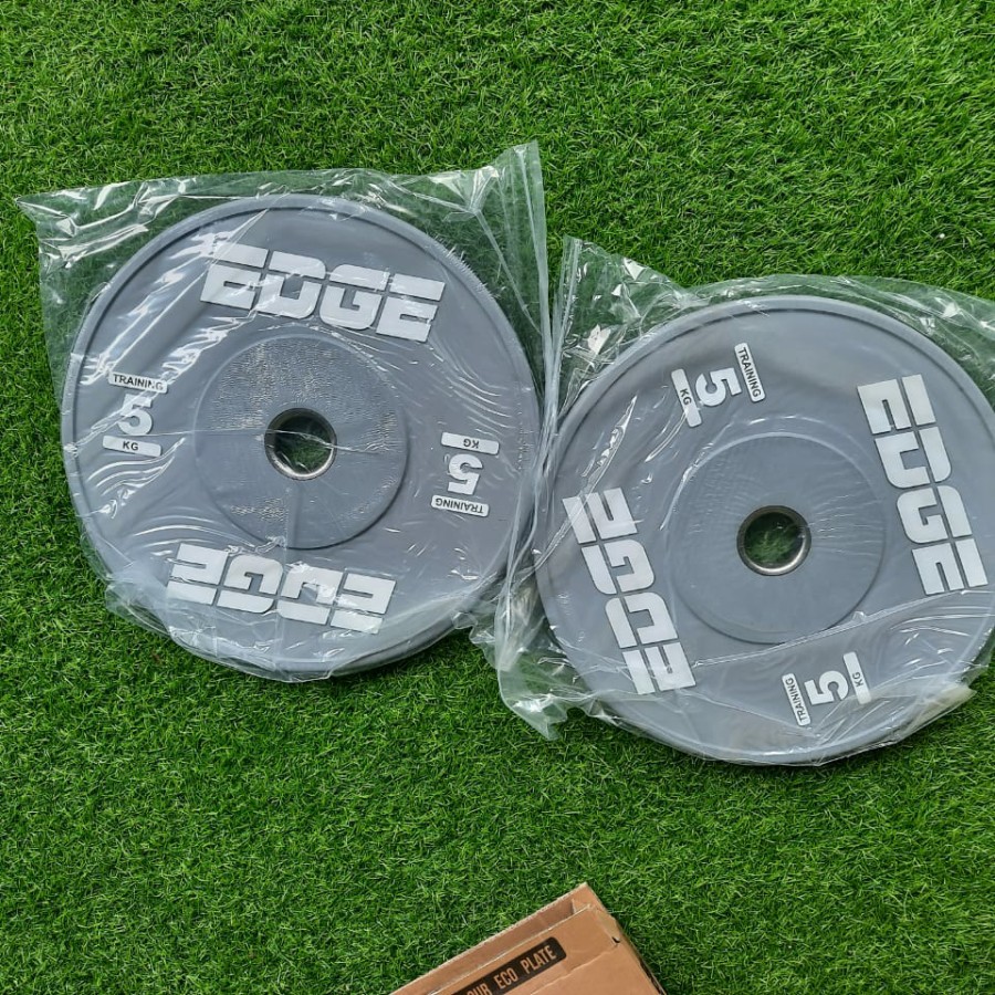 Plate Coloured Eco Weightlifting Plate Pairs (5Kg x 2)