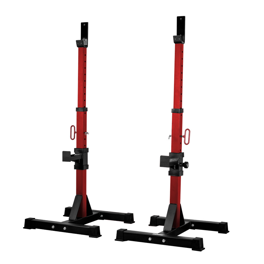 Heavy Duty Squat Stands Red