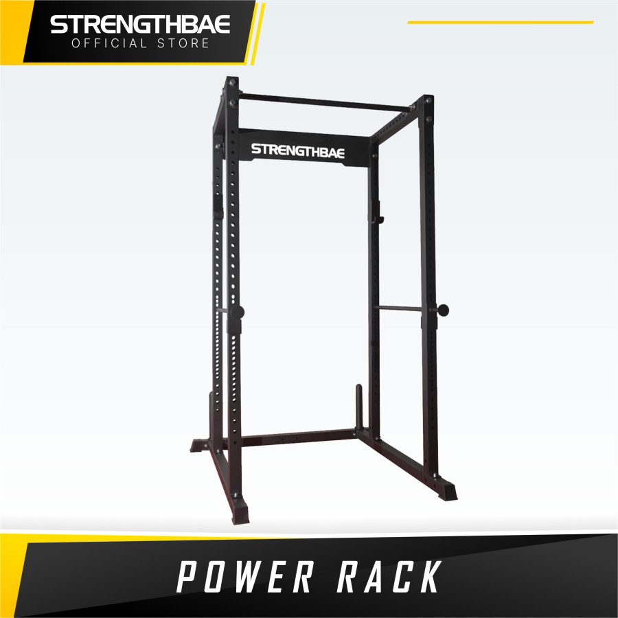 Power Rack STRENGTHBAE - Squat Cage Heavy Duty Powerlifting Home Gym
